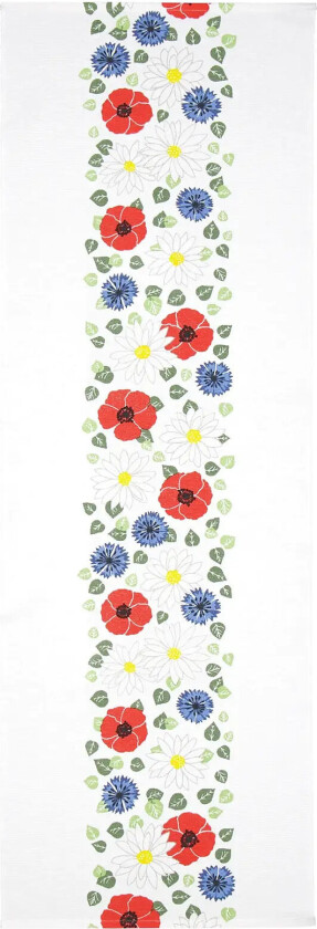 Runner Midsummer - White - 35X110CM