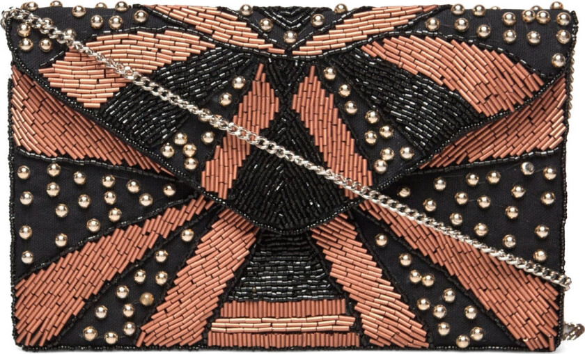 Toro Beaded Clutch Brown - Brown - ONE SIZE
