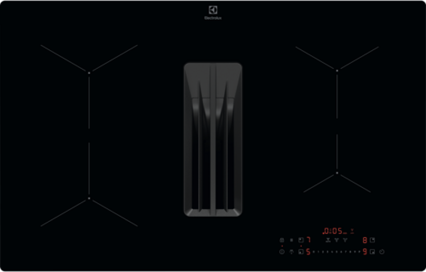 HHOF8T0C Platetopp Med Innebygd Ventilator