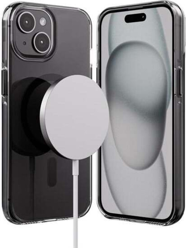 Clear MAG Pro - iPhone 15 MagSafe Case (Black)
