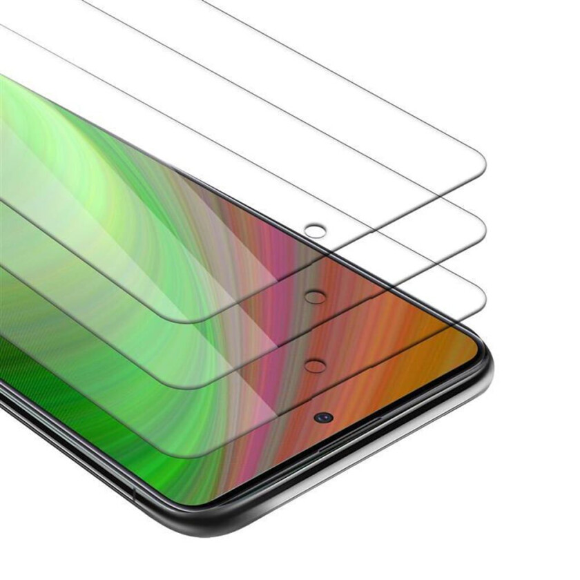 3x Skjermbeskytter Skärmskyddtil til Galaxy A71 5G Herdet Skjermglass