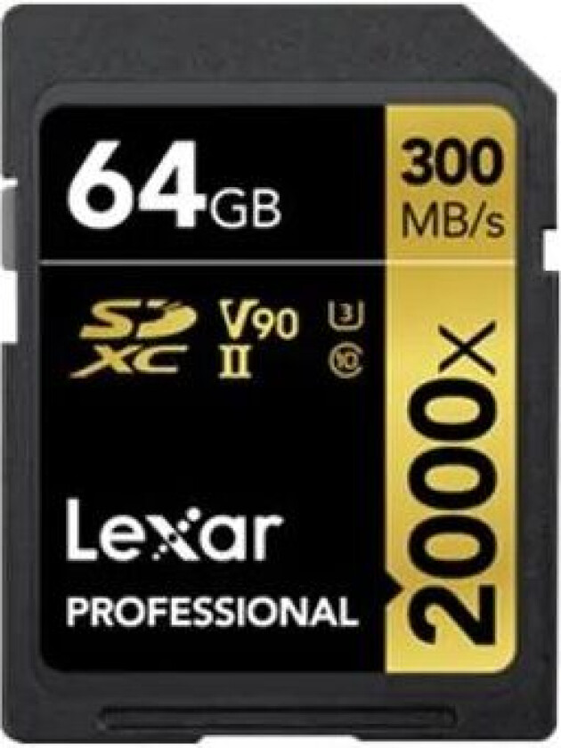Professional 64gb Sdxc Uhs-ii Memory Card