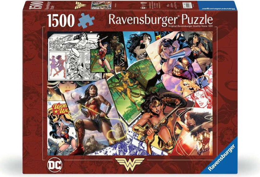 Puslespill - 1500 brikker - Wonder Woman