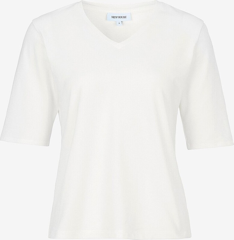 Topp med V-hals Nike - Hvit