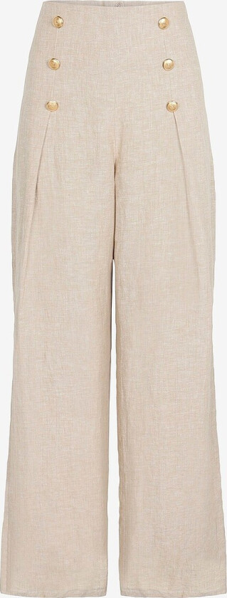 Bukser i lin Penelope - Beige