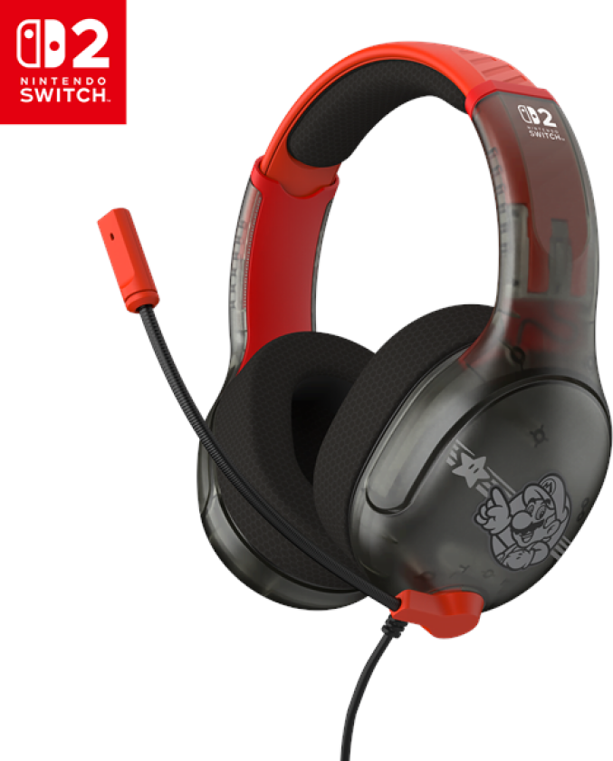 Airlite Fit Wired Gaming Headset - Mario Star for Nintendo Switch 2