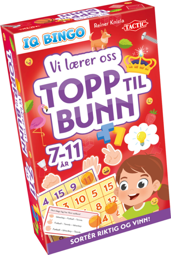 Vi Lærer Oss IQ Bingo
