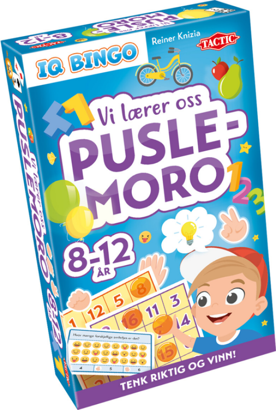 Vi Lærer Oss Puslemoro IQ Bingo