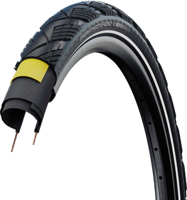 Marathon Efficiency foldedekk 700x45c (45-622) med refleks