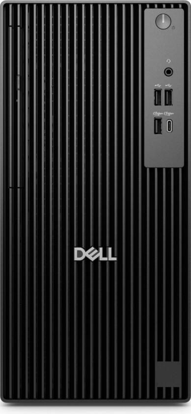 Pro Tower QCT1250 - Tower Core Ultra 5 235 / inntil 5 GHz - RAM 8 GB - SSD 512 GB - NVMe - Intel Graphics - Gigabit Ethernet - Win 11 Pro - monitor: ingen - svart - med 3-års ProSupport