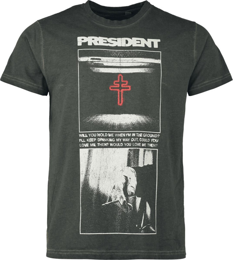 T-skjorte - Rage - S til 3XL - Herrer - koksgrå