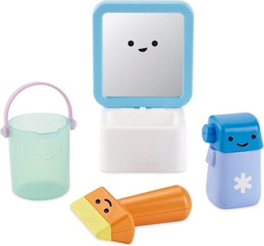 Fresh & Clean Badeleker Clean Mirror Fun Set Multicolor Multi One Size Blå One Size unisex