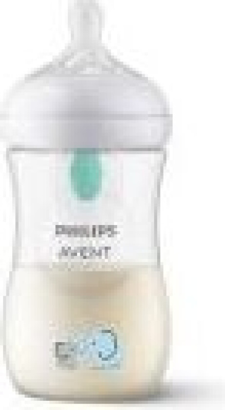 Bilde av AVENT Natural Response SCY673/81 Tåteflaske med Airfree-ventil, Flerfarget, Gjennomsiktig