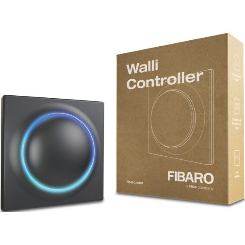 Fibaro Walli Dimmer Antrasitt Z-Wave - 4512594