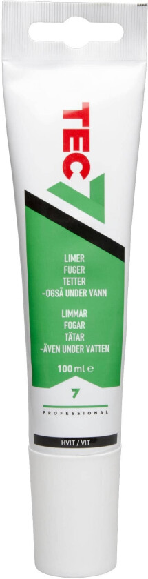 Tec7 Hvit 100 ml Tube - 1800116