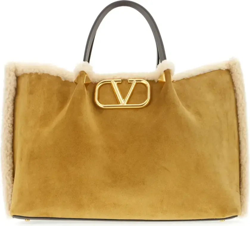 Dame, Vesker, Beige, ONE SIZE