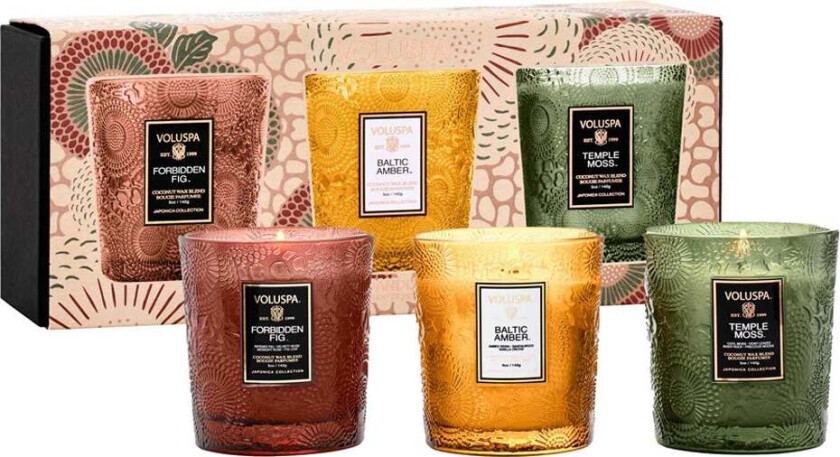 3 X Demi Candle Set,   Duftlys