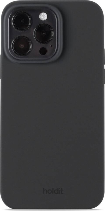 Holdit iPhone 15 Pro Max Soft Touch Silikon Deksel - Black