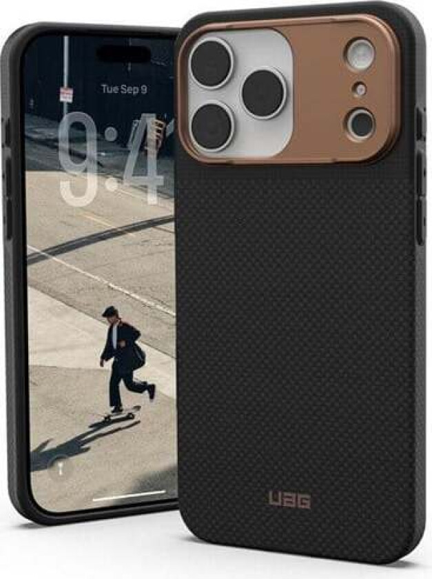 Fibr Armr - kevlar graphite/bronze - iPhone 17 Pro Max