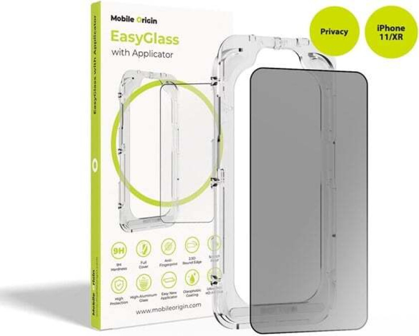 EasyGlass Privacy with Applicator iPhone 11/XR