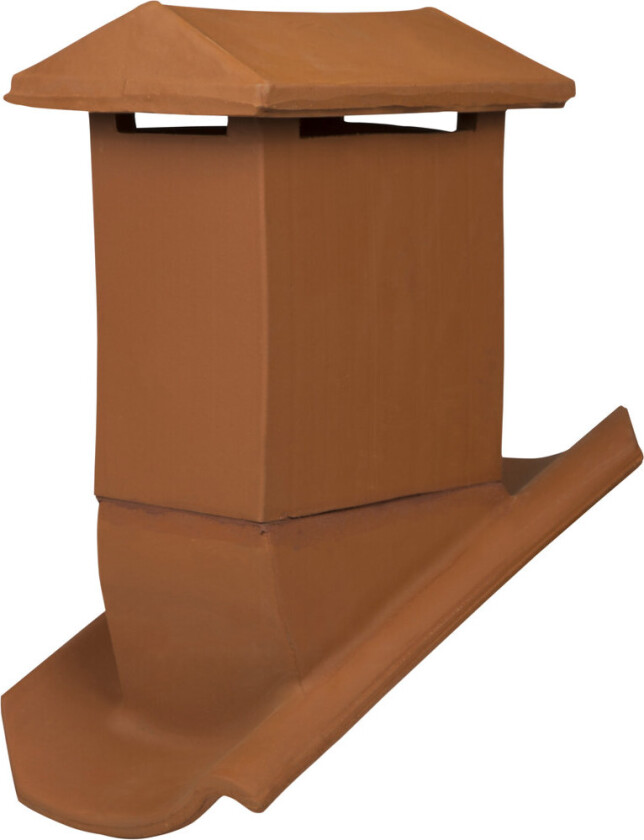 Ventilasjonshatt rød 25 gr højslev enkeltkrum