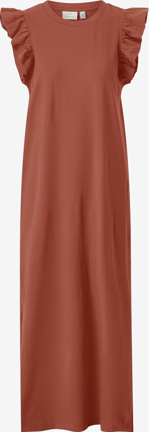 Maxikjole kaCelina Flounce - Brun