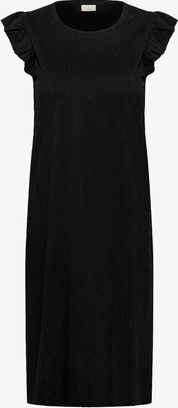 Maxikjole kcCaline Flounce Dress - Svart