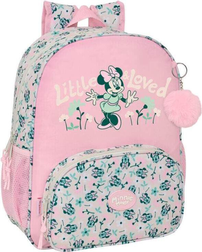 Minnie Mus-ryggsekk – 38 cm, kompatibel med handlekurv, ergonomisk