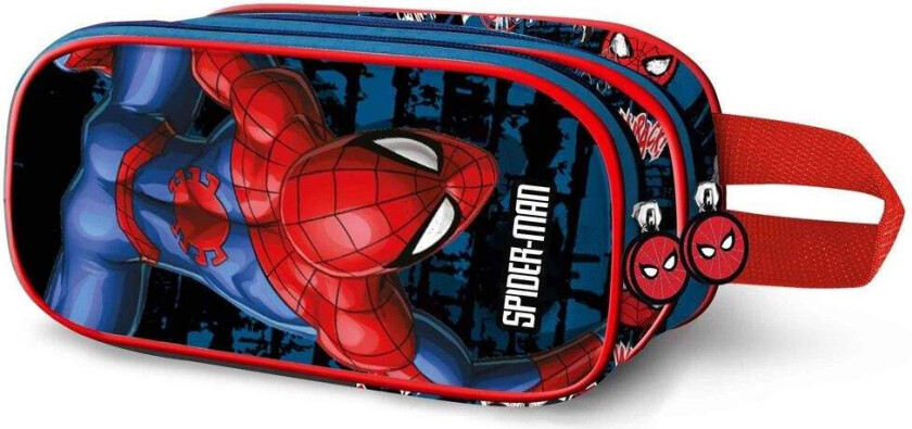 Marvel Spiderman Wall 3D dobbelt penal