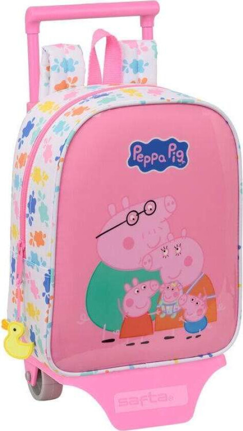 Peppa Gris babytralle – 27 cm, avtakbar ryggsekk