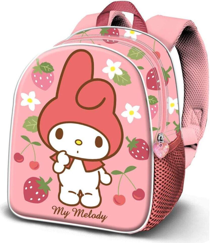 Hello Kitty My Melody Fruits 3D-ryggsekk 31 cm
