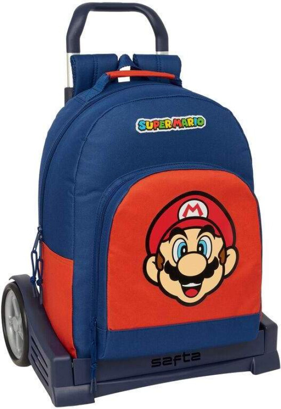 Super Mario Bros.-tralle – 42 cm, ergonomisk, avtakbar ryggsekk