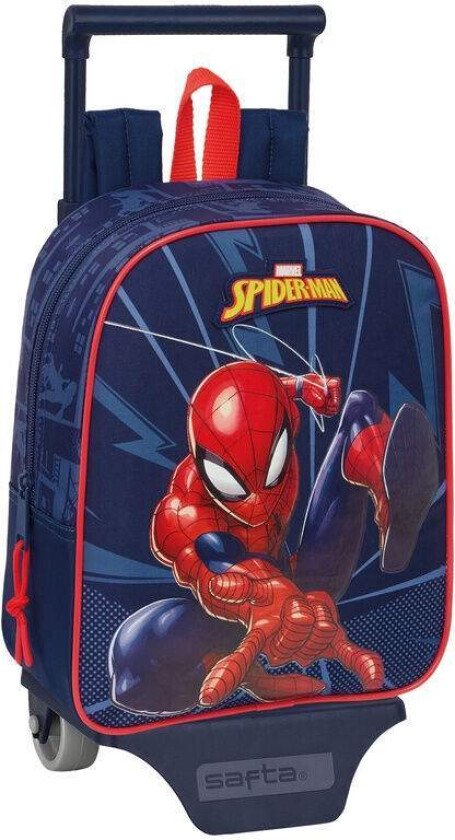 Spiderman barnetralle – 27 cm, avtakbar ryggsekk