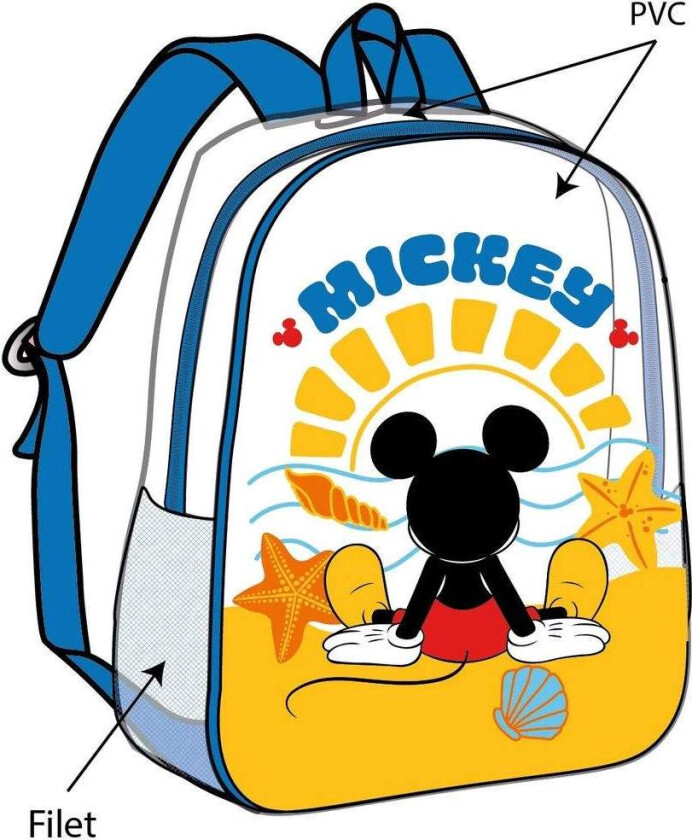 Disney Mikke Mus-ryggsekk 31 cm