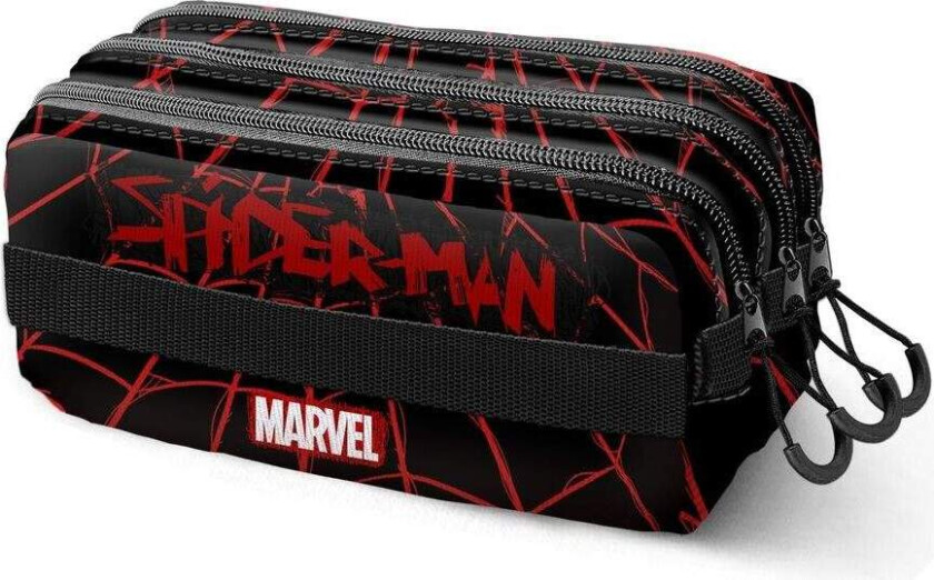Spiderman trippelpennal – 3 glidelåsrom