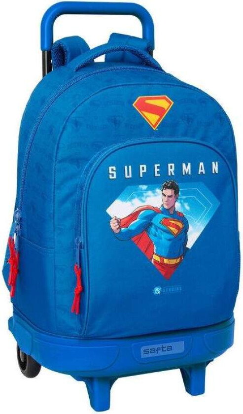 Superman-tralle 45 cm – avtakbar ryggsekk, stor kapasitet