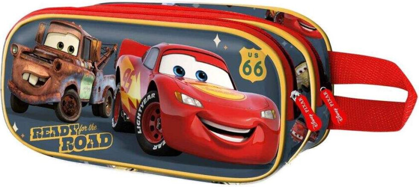 Disney Pixar Cars 3 Ready dobbelt 3D-pennal