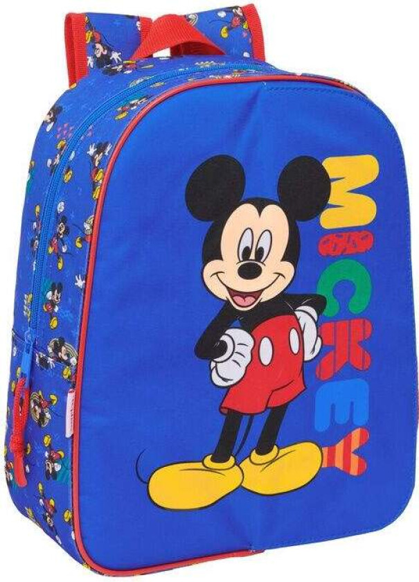 Mikke Mus-ryggsekk – 34 cm, utskiftbart design