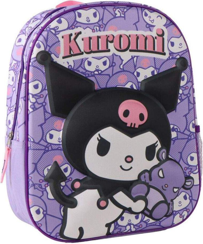 Hello Kitty Kuromi 3D-ryggsekk 30 cm