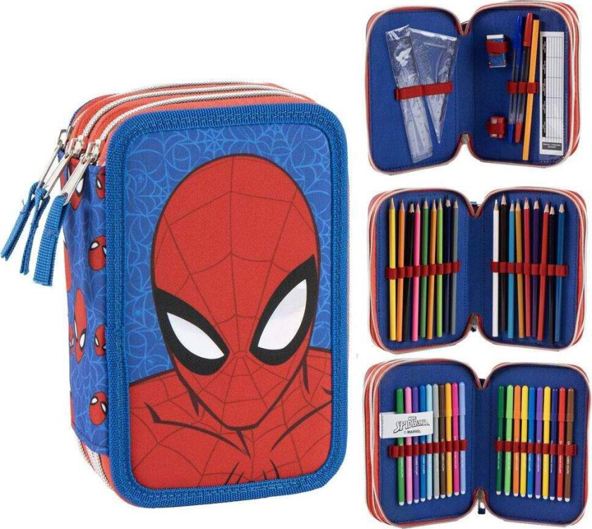 Marvel Spiderman trippelpennal