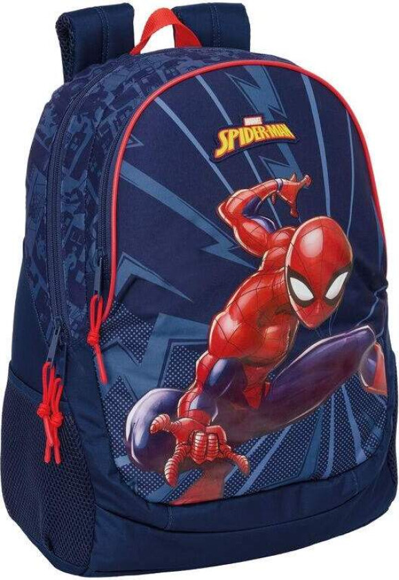 Spiderman-ryggsekk 44 cm – Tilpassbar handlekurv, ergonomiske stropper
