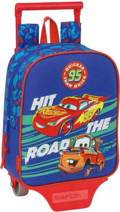 Disney Pixar Cars barnetralle – 27 cm, avtakbar ryggsekk