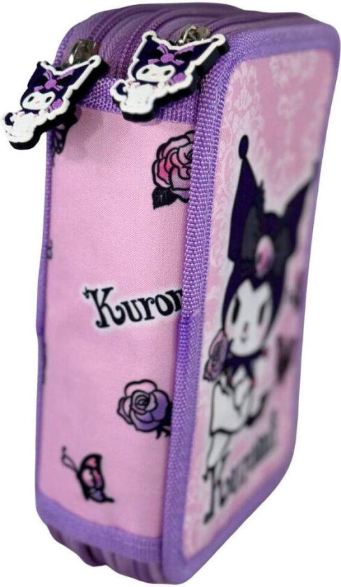 Hello Kitty Kuromi lilla trippelpennal
