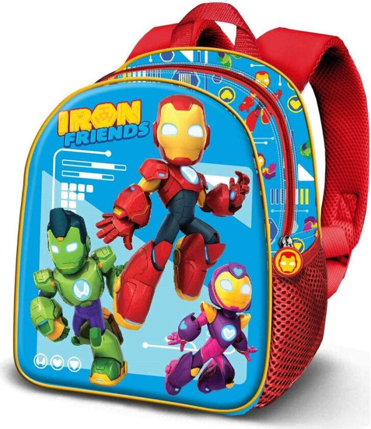Marvel Iron Man Friends Tech 3D-ryggsekk 31 cm