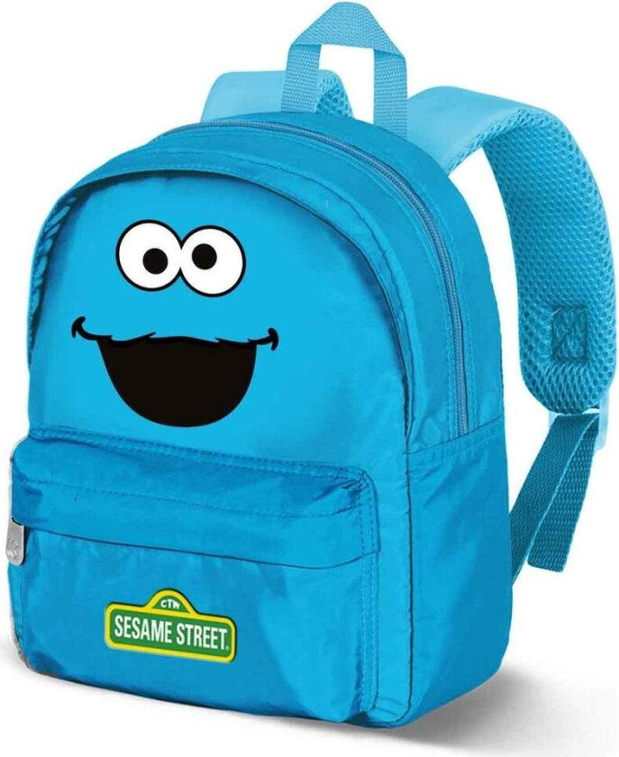 Sesam Street Cookie Monster-ryggsekk 27 cm