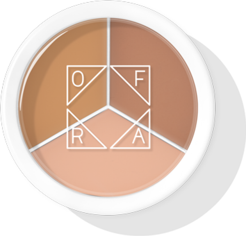 Concealer Corrector Tri Pot Lite Medium Amber