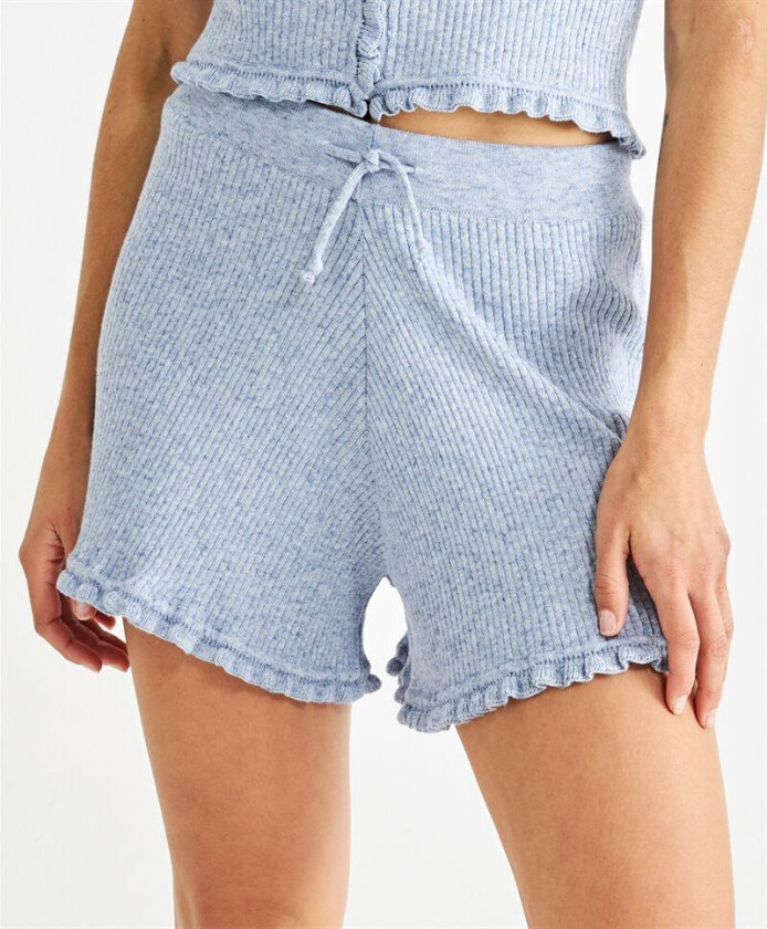 Only Lina Ruffle Shorts Blå S