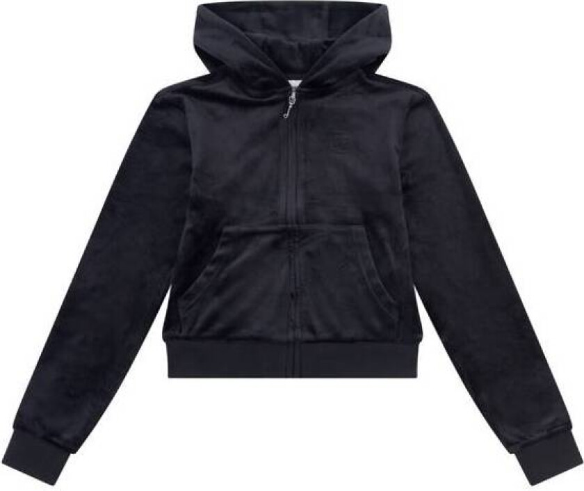 Velour Hettejakke Til Barn, Black