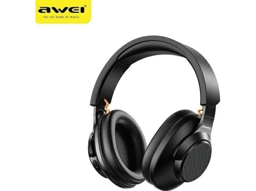 AWEI over-ear Bluetooth-hodetelefoner A997BL svart/svart