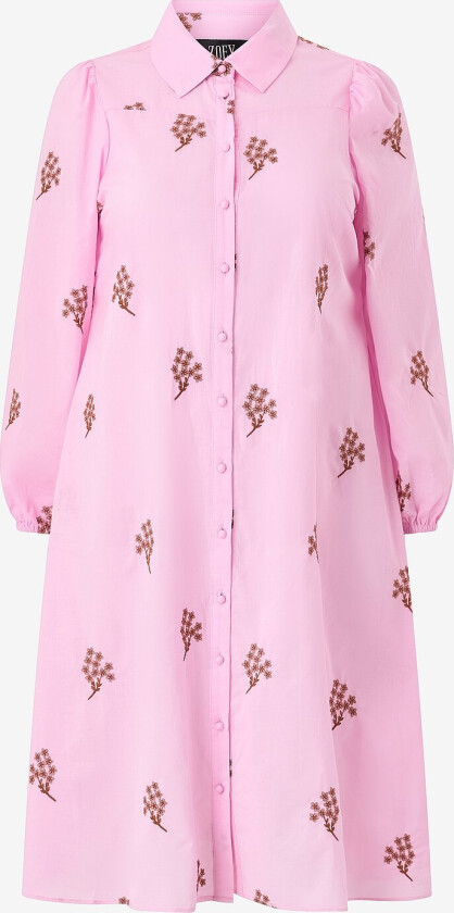 Skjortekjole Leah Dress - Rosa